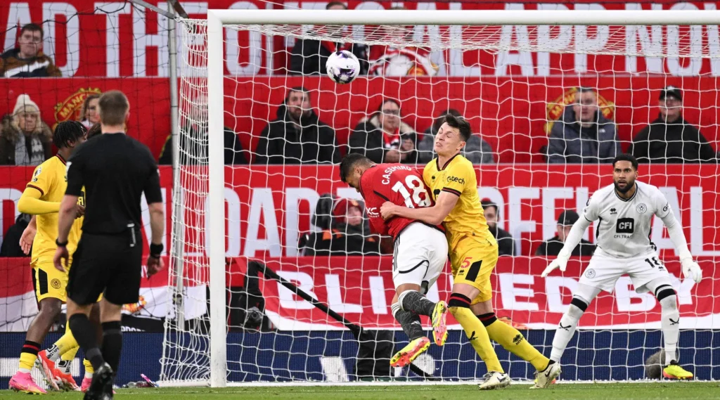 gol Casemiro vs Leeds Manchester United April 2026