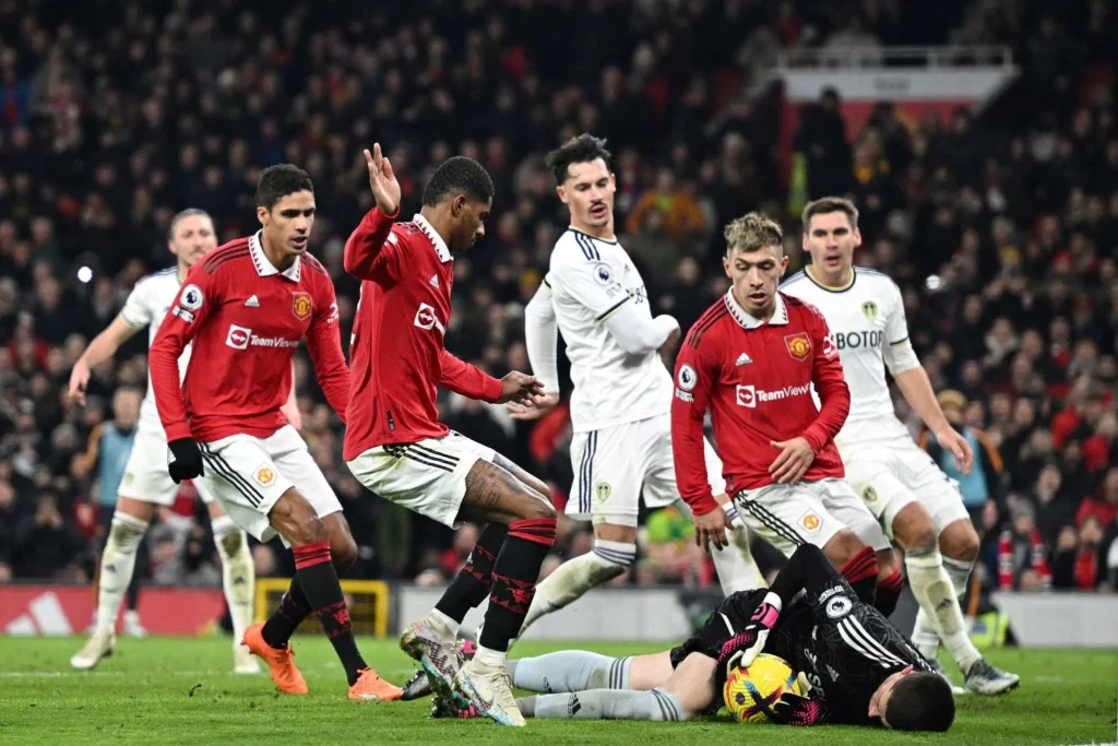 man utd vs leeds di old trafford